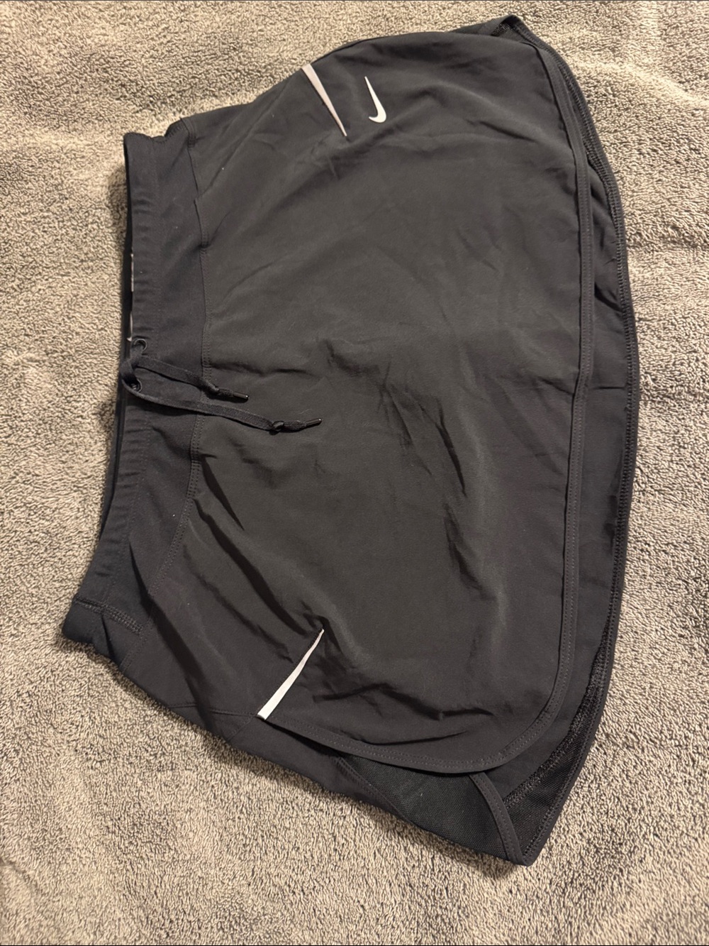 Nike Black Athletic Skort with White Accent